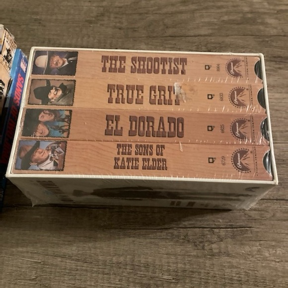 John Wayne VHS Movies Bundle, Sealed. - Picture 2 of 2